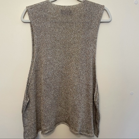 Eskandar 100% linen vest Size S - Picture 9 of 12